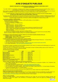ENQUETE PUBLIQUE SCOT