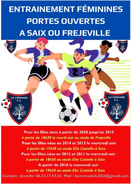 Portes ouvertes féminines La Crémade