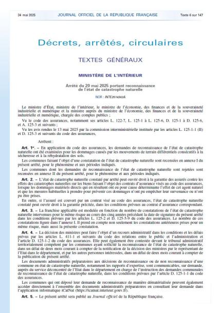𝗡𝗼𝗻-𝗿𝗲𝗰𝗼𝗻𝗻𝗮𝗶𝘀𝘀𝗮𝗻𝗰𝗲 𝗱𝗲 𝗹’𝗲́𝘁𝗮𝘁 𝗱𝗲 𝗰𝗮𝘁𝗮𝘀𝘁𝗿𝗼𝗽𝗵𝗲 𝗻𝗮𝘁𝘂𝗿𝗲𝗹𝗹𝗲