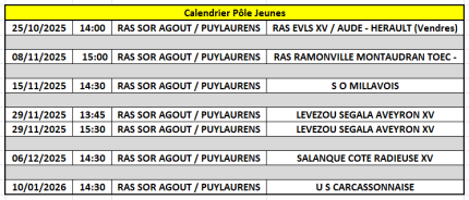 Calendrier