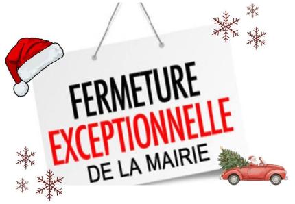 fermeture mairie 