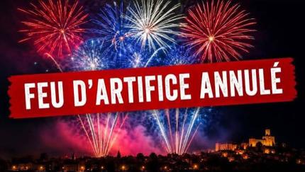 Par arrêté préfectoral, nous sommes dans l'obligation d'annuler le feu d'artifice du 13 juillet cependant LA FÊTE DE SAIX EST MAINTENUE.